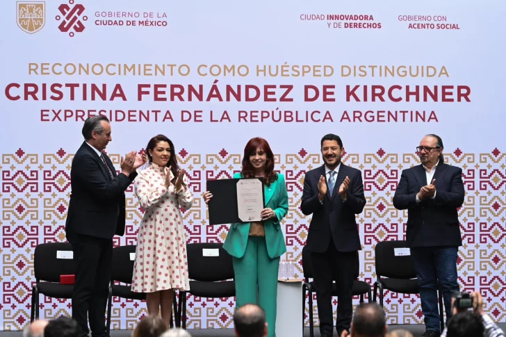 Cristina Kirchner fue nombrada Huésped Distinguida en México: “Este reconocimiento es una caricia al alma”
