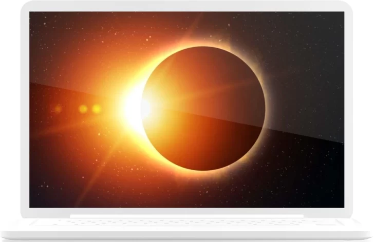 Mirá el video: ¿Qué pasa si escribís “eclipse solar” en el buscador de Google?