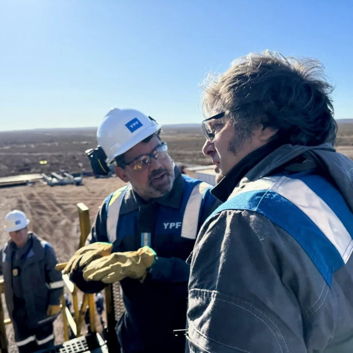 Milei visitó Vaca Muerta y se reunió con los principales empresarios del sector energético