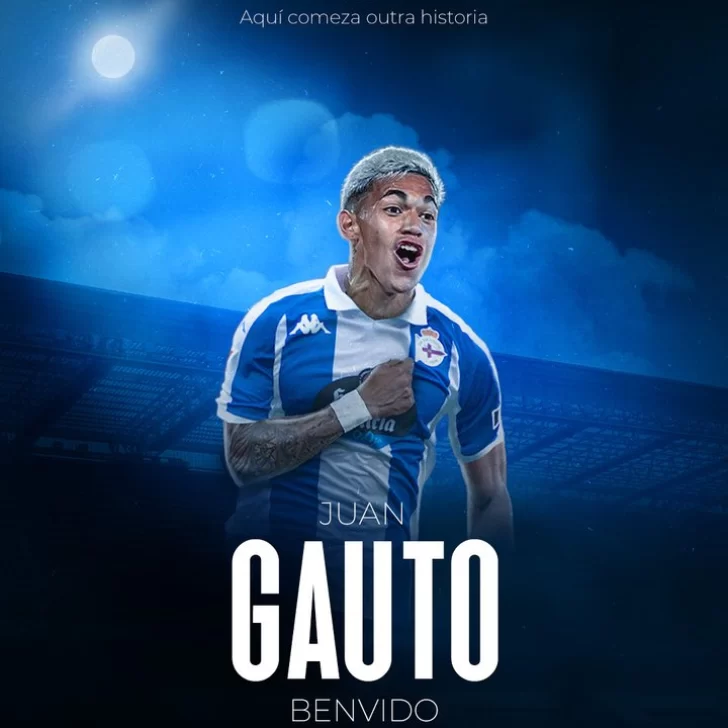 Juan Gauto es el nuevo jugador de Deportivo La Coruña