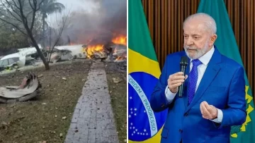 “Parece que todos murieron”, la reacción de Lula al enterarse del accidente de avión en Brasil “Parece que todos murieron”, la reacción de Lula al enterarse del accidente de avión en Brasil