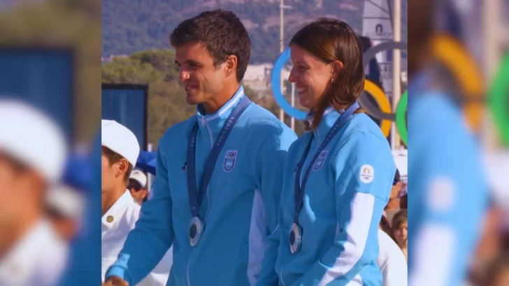 Eugenia Bosco y Mateo Majdalani se subieron al podio y recibieron su medalla de plata en París 2024