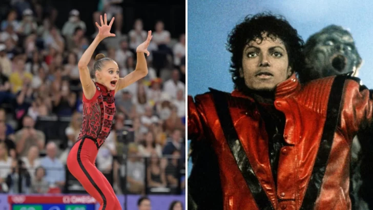 Michael Jackson en los Juegos Olímpicos: el increíble homenaje de una gimnasta ucraniana bailando Thriller en París