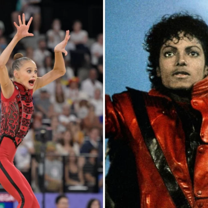 Michael Jackson en los Juegos Olímpicos: el increíble homenaje de una gimnasta ucraniana bailando Thriller en París