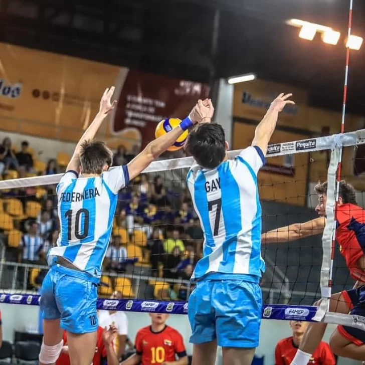 Gonzalo Pedernera, campeón sudamericano de vóley, en LU12: “Coronar contra Brasil de visitante fue especial”