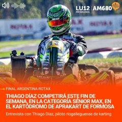 Thiago Diaz compite este fin de semana por un cupo en el Grand Finals Rotax 2024