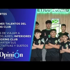 Los jovenes talentos del Boxing Club visitan LU12 AM680 antes de viajar a Buenos Aires