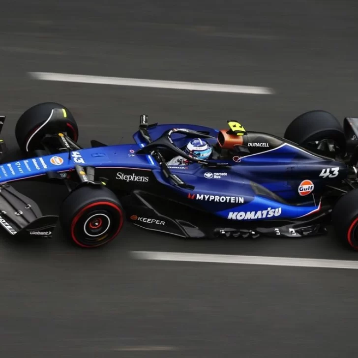 Cómo le fue a Franco Colapinto en las pruebas libres del Gran Premio de Singapur