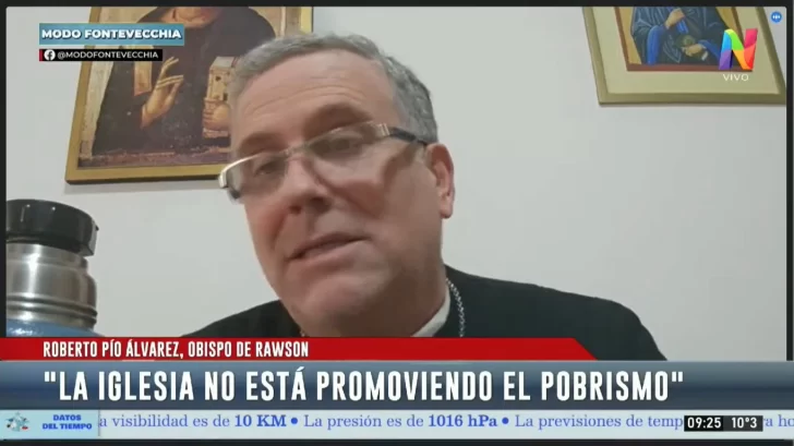 El obispo de Rawson le respondió a Espert: “El pobrismo y la vagancia no están en la agenda de la Iglesia”