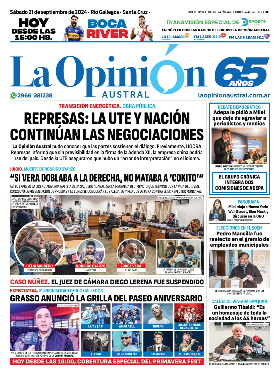 Privatización de ENARSA: incertidumbre sobre el futuro de las represas Néstor Kirchner y Jorge Cepernic
