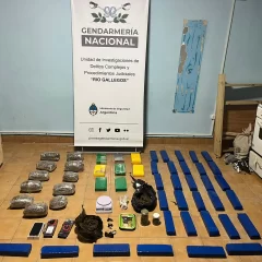 Histórico golpe al narcotráfico en Río Gallegos: secuestraron 8 kilos de cocaína y 35 de marihuana