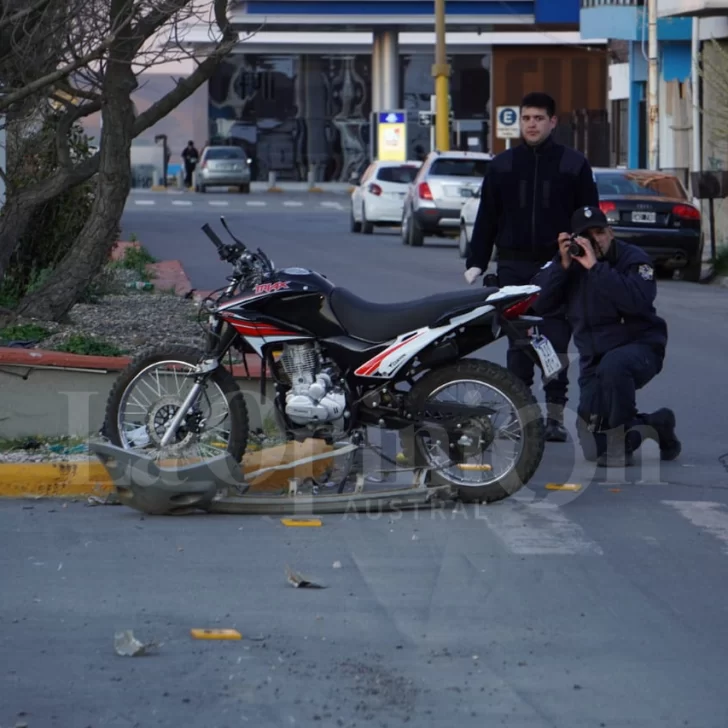 Fatal choque en Río Gallegos: murió un motociclista