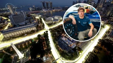 Así es el exigente circuito del GP de Singapur, donde correrá Franco Colapinto: una pista nocturna que castiga a los autos y los pilotos