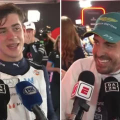 Tras el debut de Franco Colapinto, Fernando Alonso hizo una divertida confesión: “Si sabía lo dejaba pasar…”