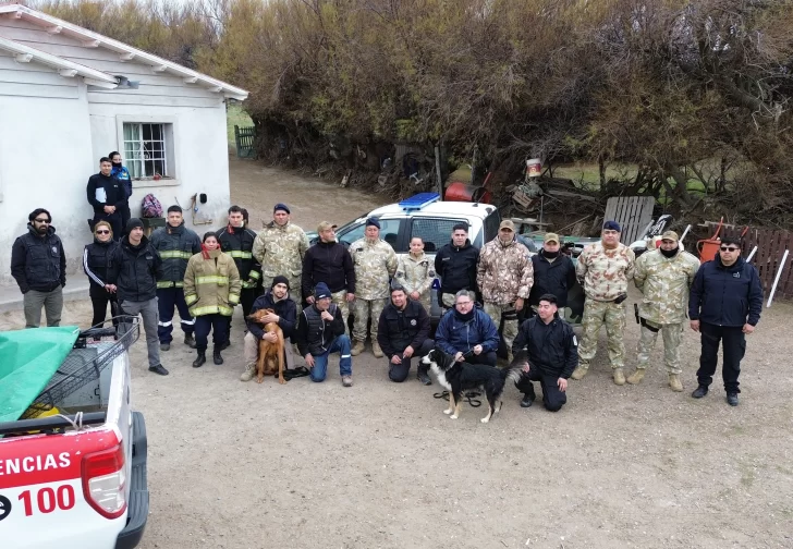 El peón González se desorientó y espero 2 días para ser encontrado en el puesto de la estancia