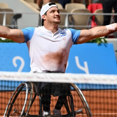 Gustavo Fernández ganó la medalla de bronce en tenis en los Juegos Paraolímpicos de París 2024