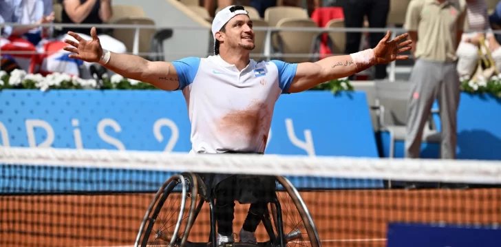 Gustavo Fernández ganó la medalla de bronce en tenis en los Juegos Paraolímpicos de París 2024