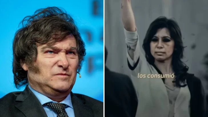 El insólito video hecho con IA que compartió Javier Milei y compara a la oposición con zombies