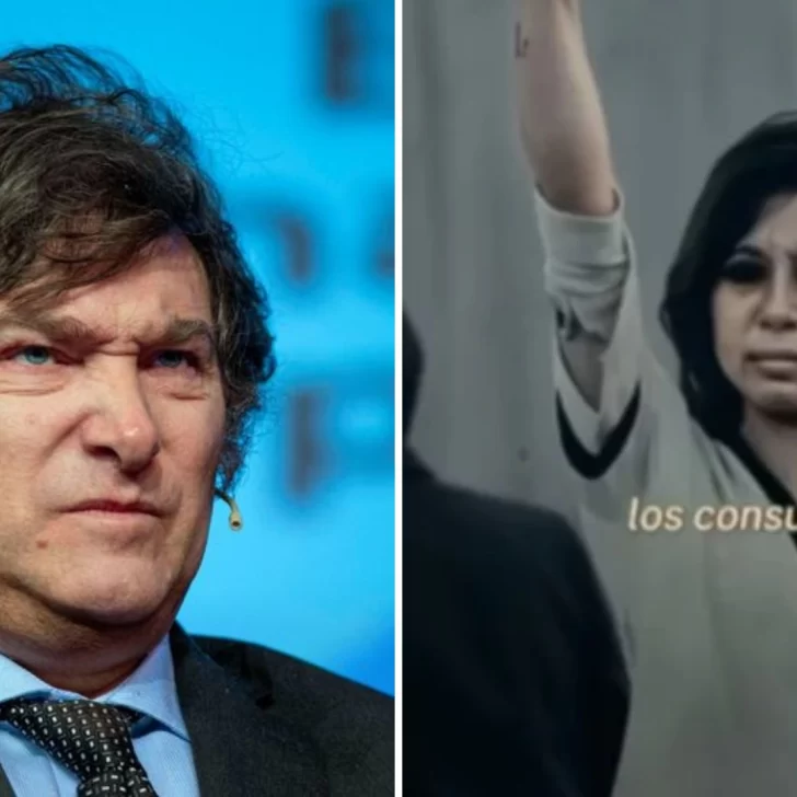 El insólito video hecho con IA que compartió Javier Milei y compara a la oposición con zombies
