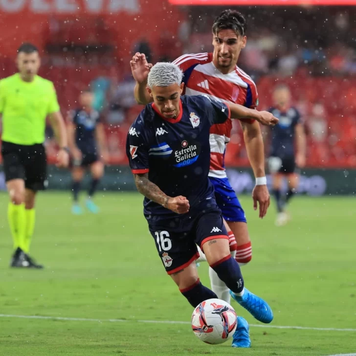 Juan Gauto debutó en Deportivo La Coruña con un empate frente a Granada