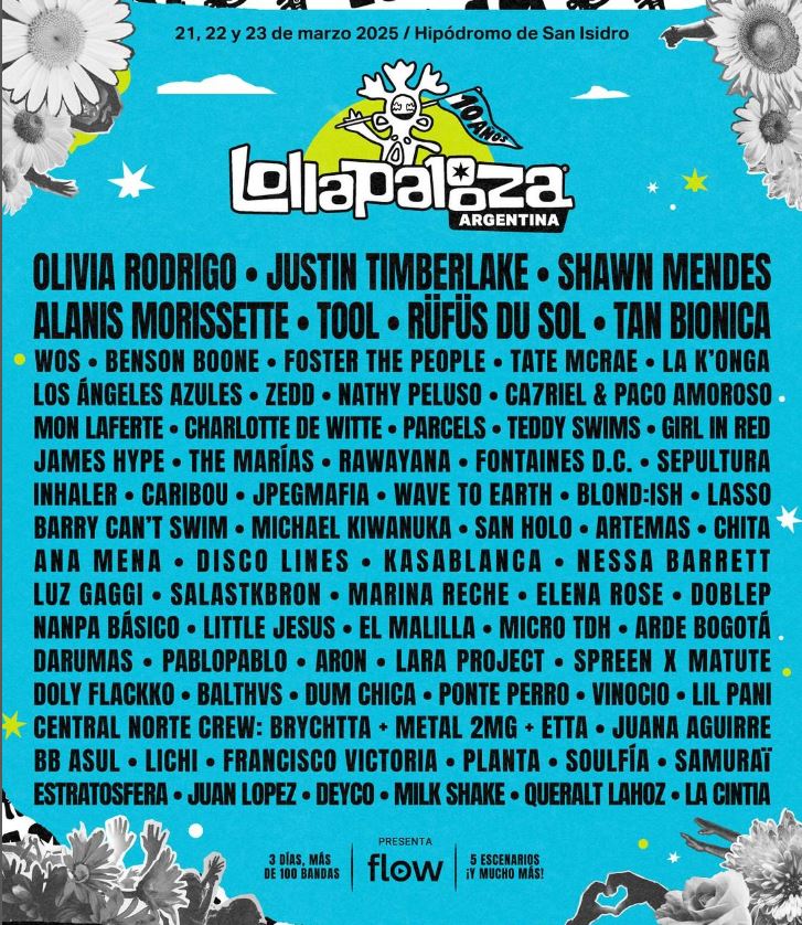 Cuánto cuesta ir al Lollapalooza desde Río Gallegos vuelos, entradas y