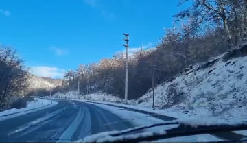 La nieve cubrió la ciudad de Río Turbio: cómo estará el clima este lunes