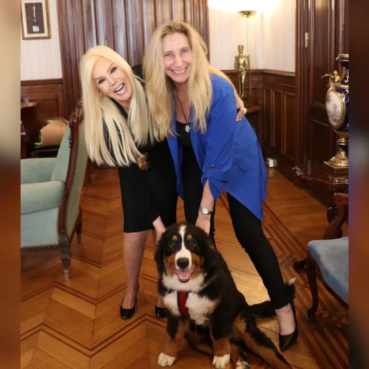 Justo cuando se conoció la cifra de la pobreza, Karina Milei publicó una foto con Su y su perro Thor