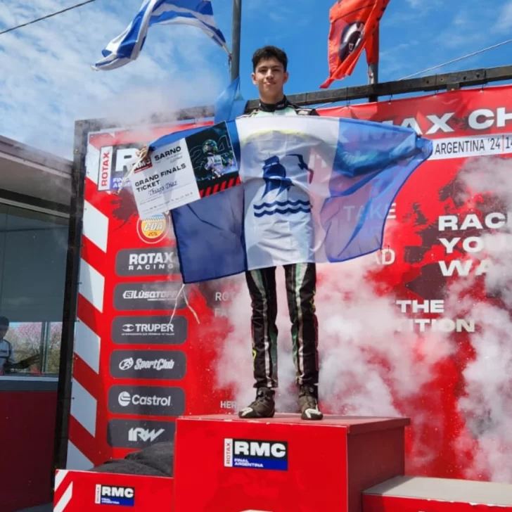 Thiago Díaz ganó la Final Argentina Rotax 2024 y clasificó a un nuevo Mundial de Karting