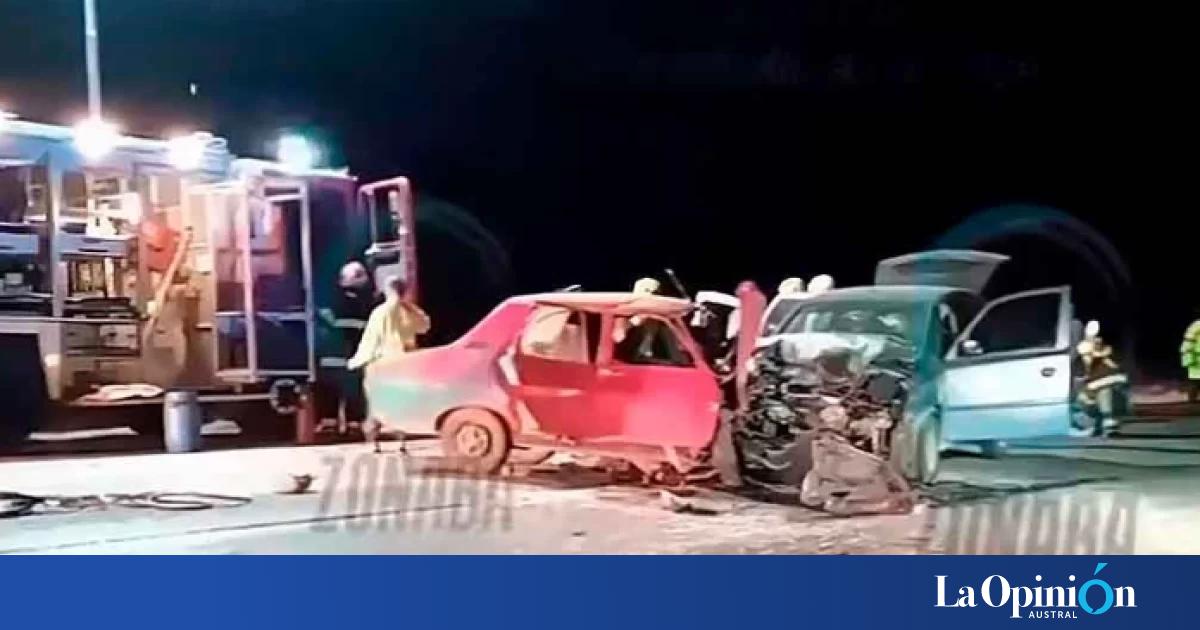 Tragedia en la ruta: dos autos chocaron de frente y cuatro personas ...