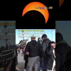 Así se vivió el Eclipse Solar Anular desde Puerto San Julián, Santa Cruz