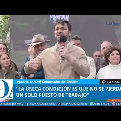 Ignacio Torres anunció un decreto de fomento a las Cuencas Maduras