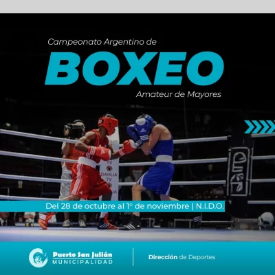 Se viene el Campeonato Argentino de Boxeo Amateur en San Julian