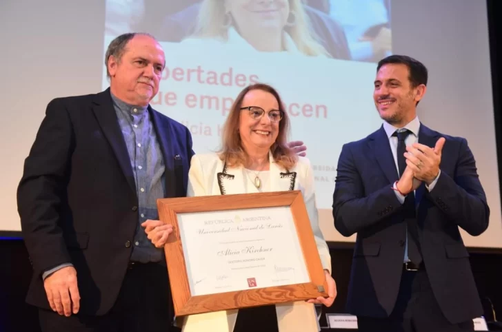 Alicia recibió el Doctora Honoris Causa: “El libertarismo es la expresión de la brutalidad gestionando”