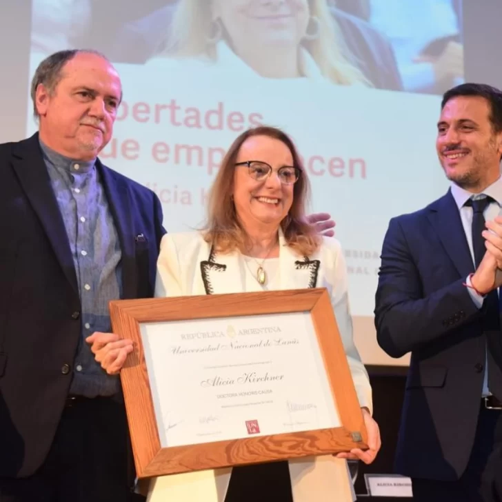 Alicia recibió el Doctora Honoris Causa: “El libertarismo es la expresión de la brutalidad gestionando”