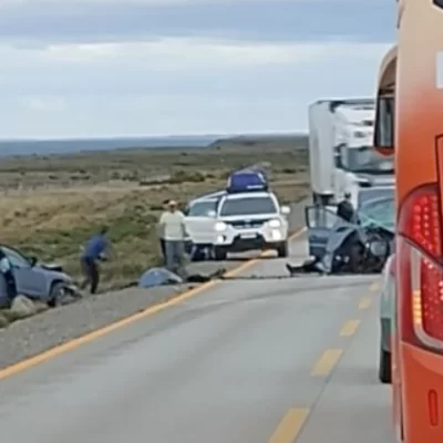 Tragedia en Monte Aymond: un muerto y tres heridos en un choque frontal 