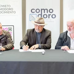 Othar Macharashvili firmó un convenio con la CGT para una masiva capacitación