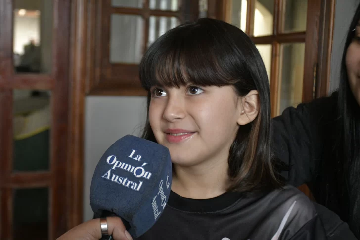  Oriana habló con La Opinión Austral en octubre del año pasado sobre su preselección.