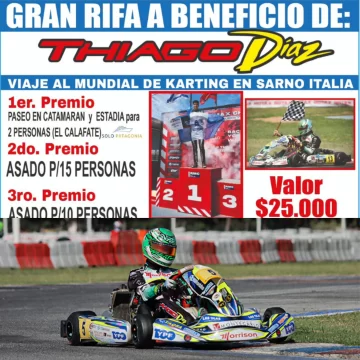 Thiago Díaz se prepara para brillar en el Mundial Rotax en Italia