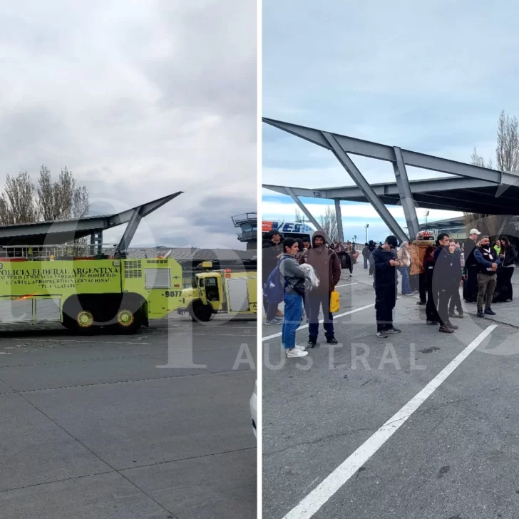 Evacuaron a pasajeros del Aeropuerto de El Calafate por amenaza de bomba