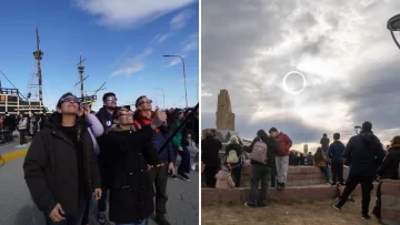 Cobertura Especial de La Opinión Austral: El eclipse solar en Puerto San Julián fue una fiesta astronómica y turística