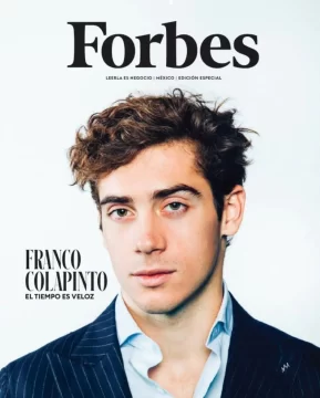 Franco Colapinto llegó a la tapa de Forbes: “Quiero representar bien a mi país y a toda América Latina en la F1”