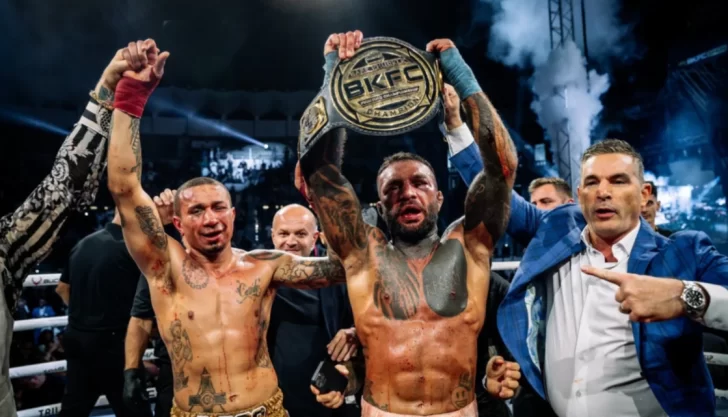 El argentino Franco Tenaglia se coronó campeón del mundo en Bare Knuckle