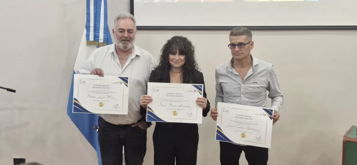 Emotivo homenaje a empleados de la Legislatura del Chubut por sus 40 años de trabajo