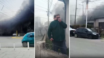 Manifestantes quemaron cubiertas y el humo tóxico preocupó a los vecinos: “Pensé que se prendía fuego mi casa”