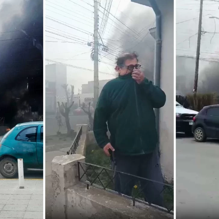 Manifestantes quemaron cubiertas y el humo tóxico preocupó a los vecinos: “Pensé que se prendía fuego mi casa”