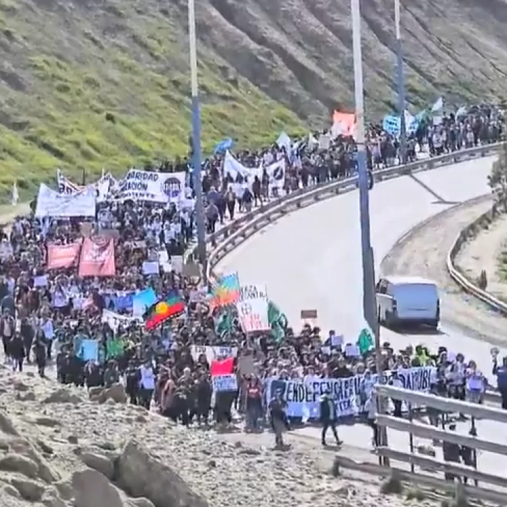 Multitudinaria marcha universitaria en Comodoro Rivadavia 