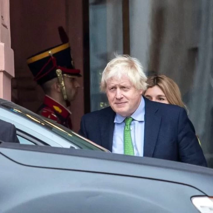 Javier Milei recibió al exprimer ministro británico, Boris Johnson