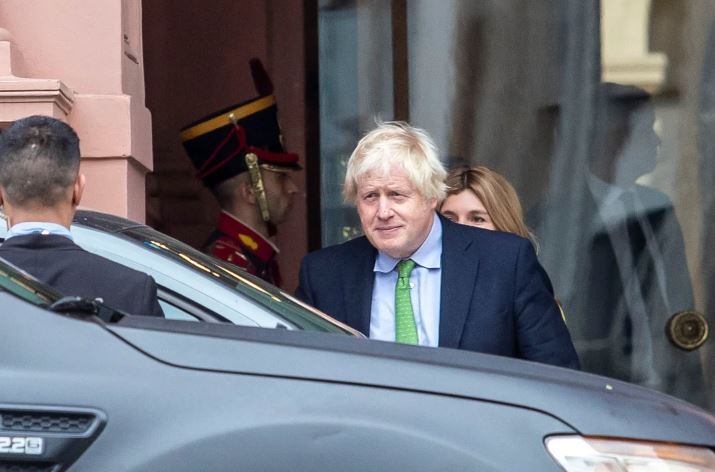 Javier Milei recibió al exprimer ministro británico, Boris Johnson