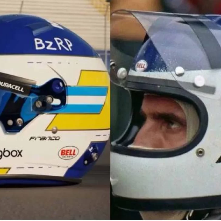 Colapinto utilizará un casco en homenaje a Carlos Reutemann: la reacción de la hija de Lole