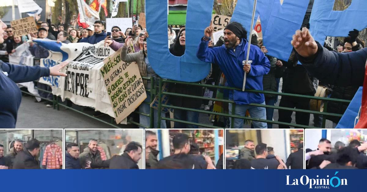 Escrache y agresión contra Martín Menem en marcha universitaria de ...